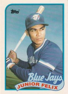 #32T Junior Felix - Toronto Blue Jays - 1989 Topps Traded Baseball