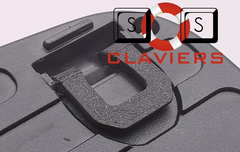 Microsoft Wired Tastatur 500 Spare Ersatz Tilt Leg Ständer Foot Feet Satz - Bild 2 von 4