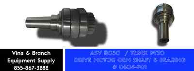 DRIVE MOTOR BEARING W/ SHAFT FOR ASV / TEREX  RC30 / PT30