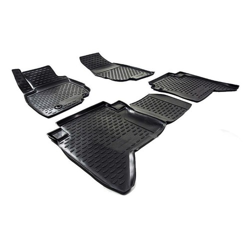 Floor Mats Liner For MercedesCClass Sedan 20152021 Molded 3D Black 4