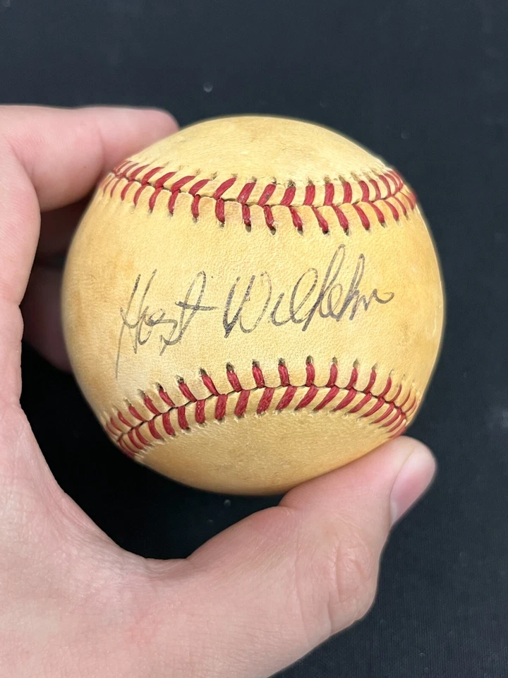 Hoyt Wilhelm Hand Signed Autographed Rawlings Baseball JSA/COA WM AA 93024 - Image 2 of 4