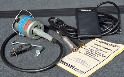 NOS Foredom Rotary Tool Series CC Flex Shaft, EC-1 Foot Control, #30 Handpiece