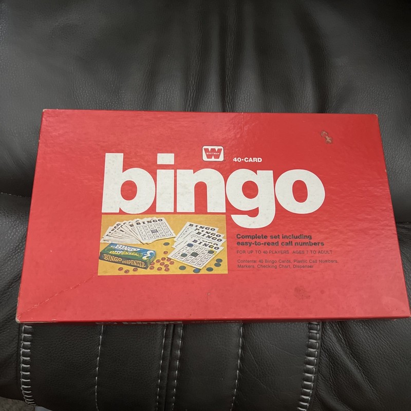 Vintage WHITMAN Bingo board game (1974)