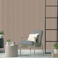 Realistische Holzlatten Belgravia Tapete Walnuss Hell Eiche 2921 Vinyl 3D Effekt
