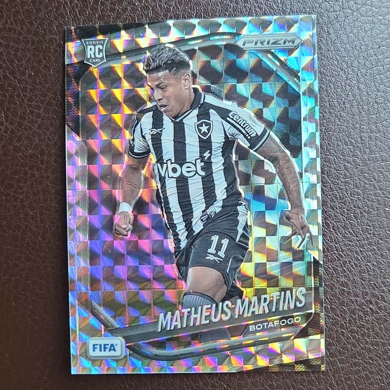 Panini 2025-26 Prizm FIFA Soccer Matheus Martins RC #72 Prizm Botafogo