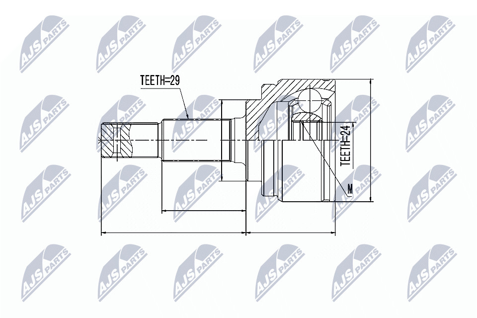 Outer Cv Joint For Nissan Juke 1.6 10-, Nv200 1.6 09- - Image 8