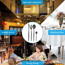 1-24 Pieces Silverware Set For 4 Stainless Steel Flatware Set Tableware Set