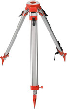 Surveying Tripod, Aluminum Survey Tripod with 5/8-Inch 11-Threaded Flat Head Qui