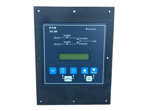 EATON 6D32360G42 ATC-300+ AUTOMATIC TRANSFER SWITCH CONTROLLER MODULE PANEL