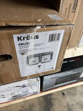 Kraus KBU32 Premier 32 Undermount 50/50 Double Bowl-Stainless Steel Kitchen Sink