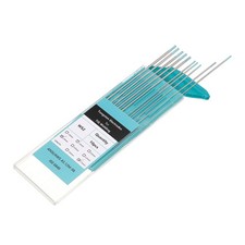TIG Welding Tungsten Electrodes 5pcs 1/16" & 5pcs 3/32", Cyan