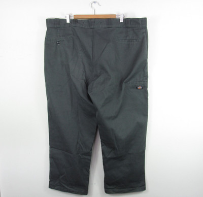 Dickies Loose Fit Grau Arbeitshose Baumwolle Twill Gerades Bein | 46''W x 30''L