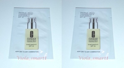 2x CLINIQUE Dramatically Different Moisturizing Lotion+ SPF 35 0.03oz / 1ml
