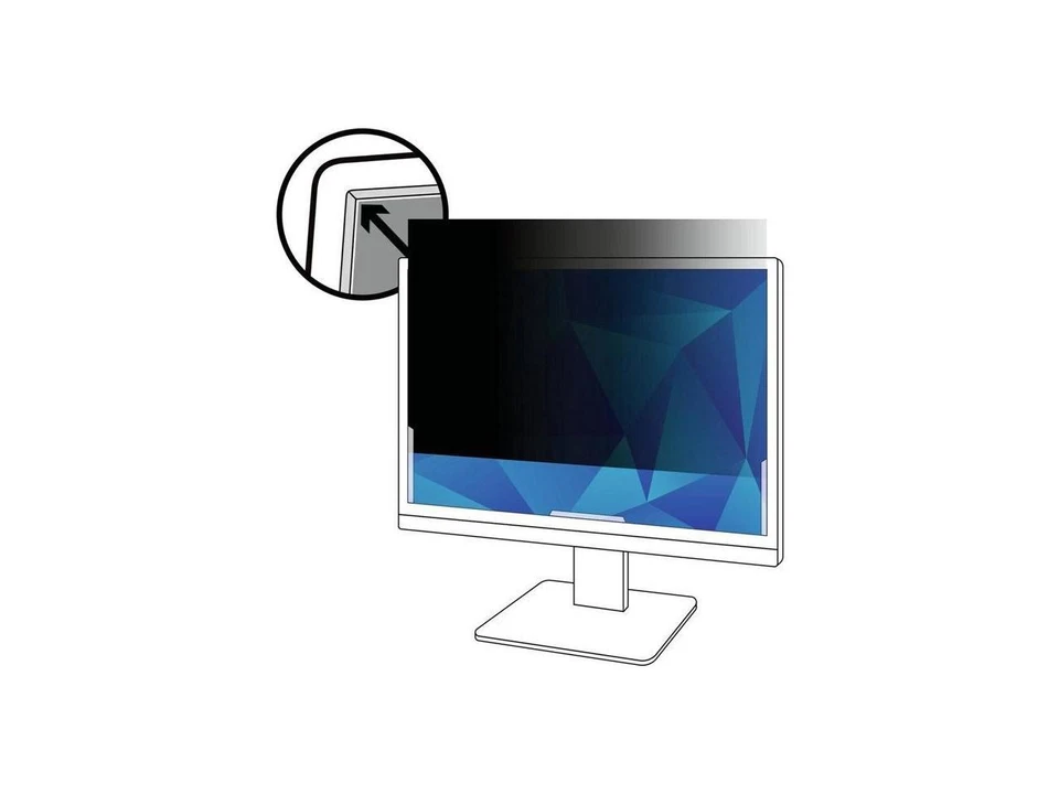 3M Blackout Frameless Privacy Filter for 30" Monitor -16:10  PF300W1B - Image 2 of 2