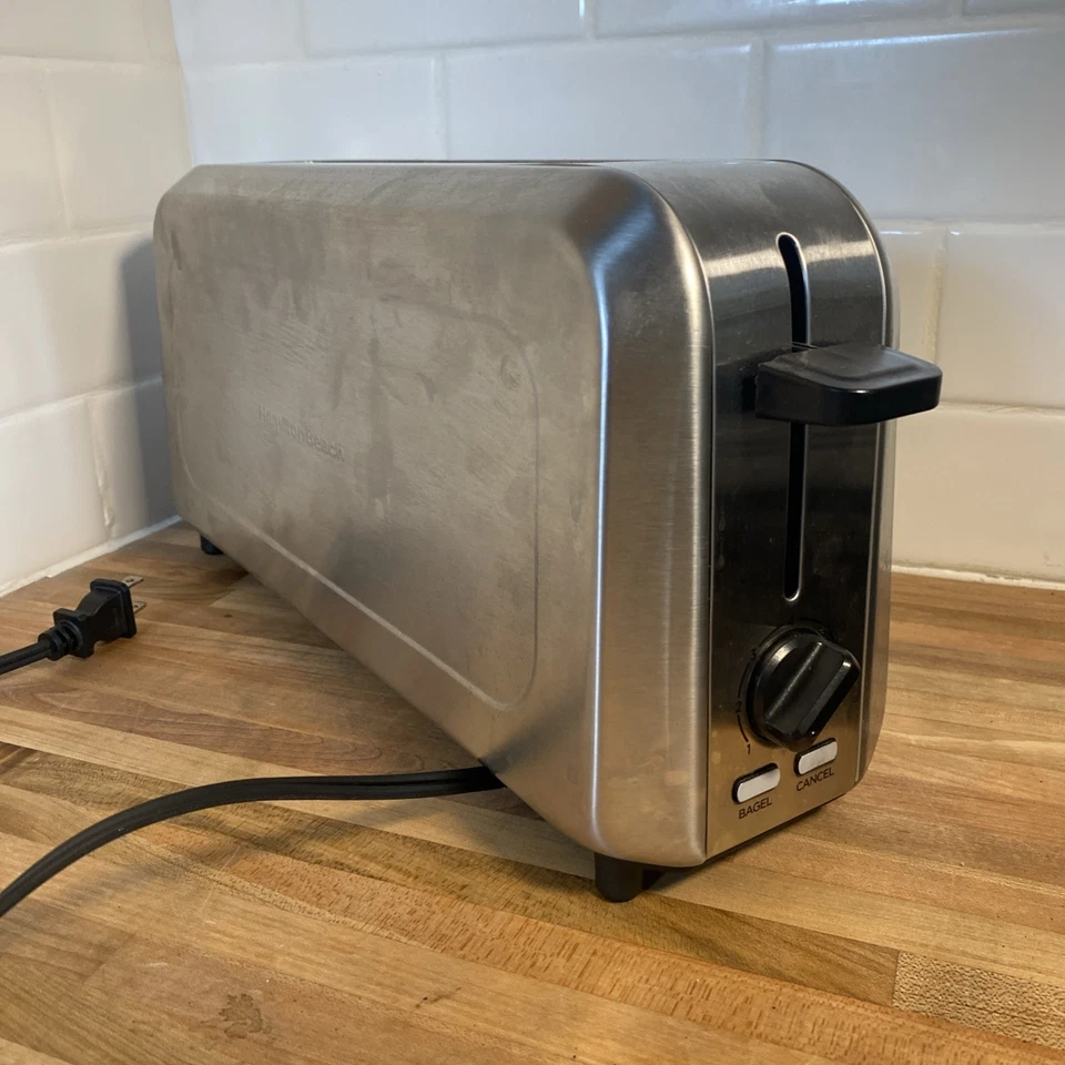 Hamilton Beach 22999 Long-Slot 2-Slice Capacity Toaster, Stainless Steel Tested - Image 2 of 4