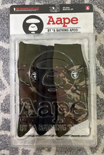 AAPE Mens Socks 3 Pack Camo Black bape limited edition packaging a bathing ape