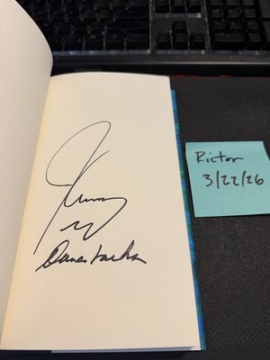 Signed Jim Carrey Memoirs And Misinformation Hardcover book