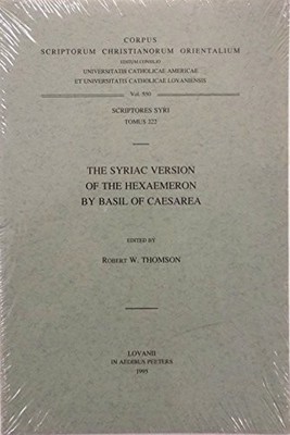 Corpus Scriptorum Christianorum Orientalium, Scriptores Syri Ser.: Syriac ...
