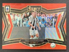 Teun Koopmeiners 2024-25 Panini Select Serie A Field Level Red Wave /38 #220