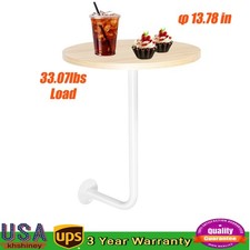 Wall-Mounted Round Table for Coffee Shops and Milk Tea Stores