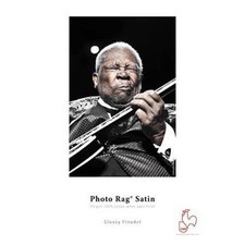 Hahnemuhle Satin Photo Rag, 310 gsm, 100  Rag, Fine Lustre Bright White Inkjet