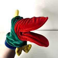 Vintage Looney Bird ROOSTER Hand Puppet with Tag 1994 Manhattan Toy Company RARE