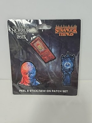 Stranger Things Patches HHN 2023 Universal Studios NEW FREE SHIPPING!!!!!