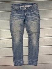 Levis Demi Curve Jeans Womens 32X33 Blue Medium Wash Denim Skinny Whiskered