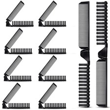 10 Pcs Portable Travel Folding Comb Brush Combo Compact Foldable Hair Brush Pock
