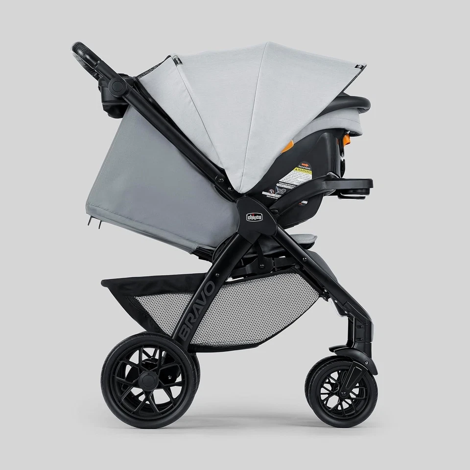 Chicco Bravo LE ClearTex Trio Travel System - Atlas - Image 2 of 4