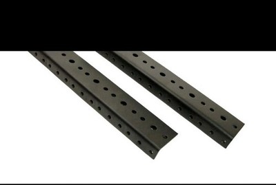 (1 PAIR) 5 SPACE Rack Rails - 8-3/4'' total length sku# R0828-05 Penn Elcom 5U