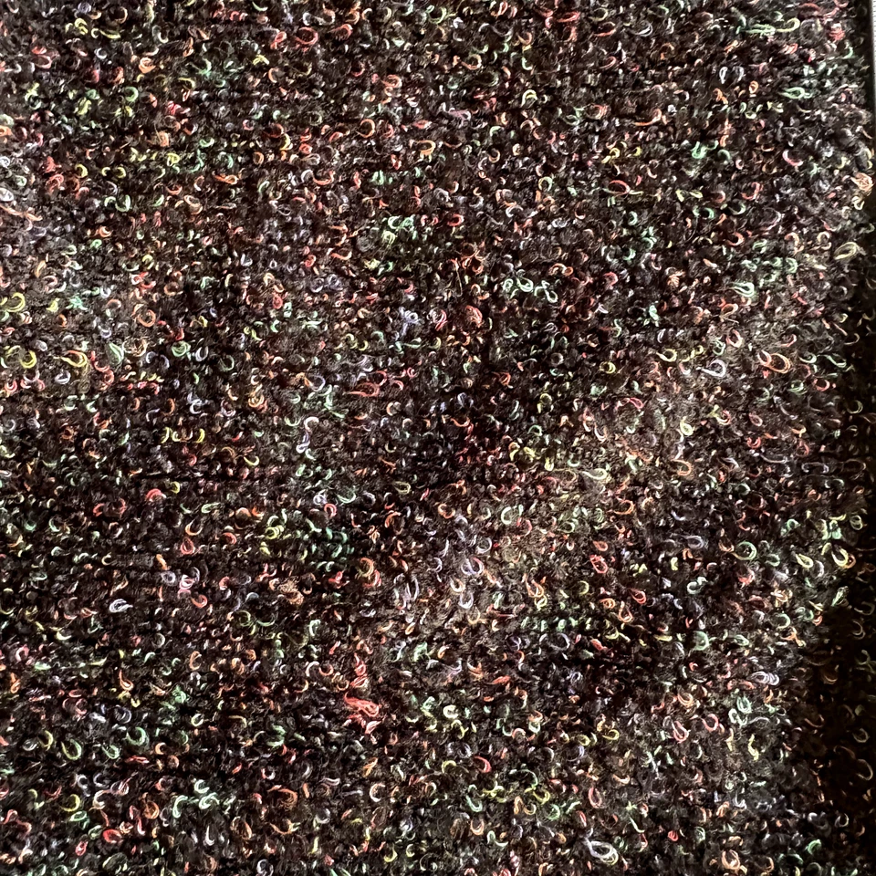 Black Rainbow Speckled Stretch Knit Fabric Panel - Image 2 of 3