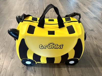 Trunki Kids' Ride-On Hardside Carry On Suitcase Yellow Color Bernard Bee