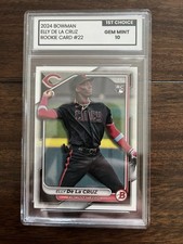 2024 Bowman Elly De La Cruz Rookie #22 Reds First Choice GEM MINT 10 Topps