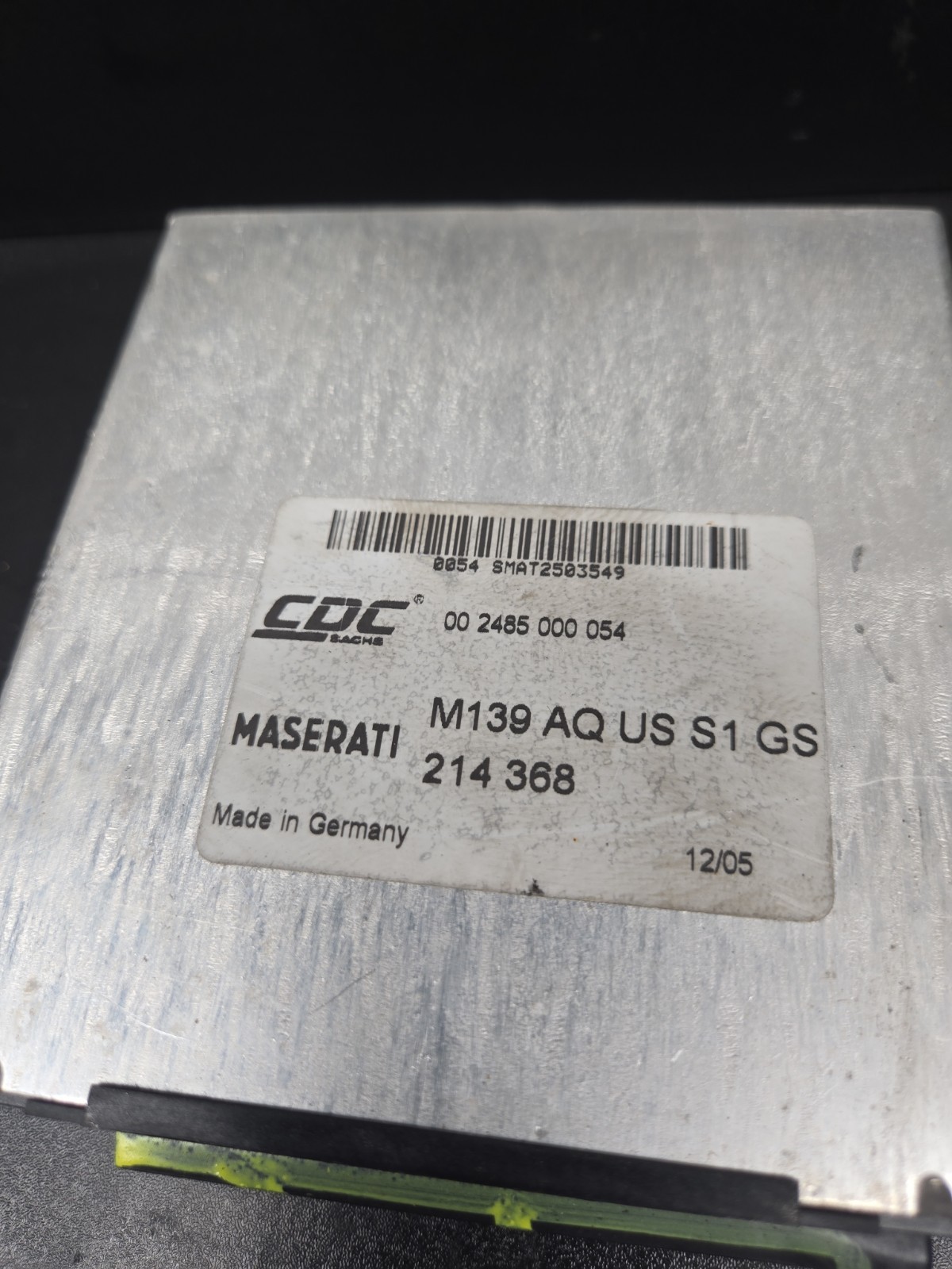 Maserati Quattroporte 2003-2013 Air suspension module P/N 214368