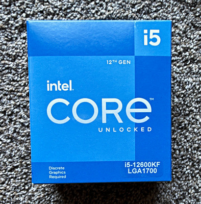 Intel Core i5-12600KF 12th Gen 10-Core 3.70GHz LGA1700 CPU 20MB