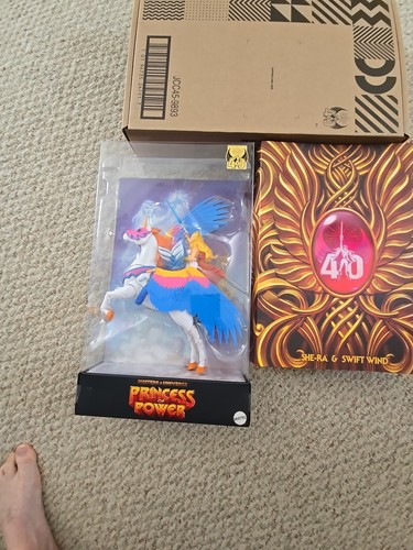 MOTU Masters Origins She-Ra Swiftwind 40th Creations NEW SEALED READ DESCPRIT. - Picture 3 of 7
