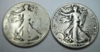 1920 D, & 1933 S * 2 SILVER WALKING LIBERTY HALF DOLLARS * As Seen FREE SHIP