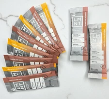 LMNT Electrolytes Hydration Keto CHOCOLATE & CHOCOLATE CARAMEL Duo - 10 packs