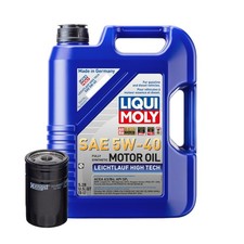 5L Liqui Moly Leichtlauf High Tech 5W-40 Hengst Engine Oil Change Kit for E30 L6