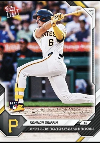 2026 Topps NOW KONNOR GRIFFIN RC (1ST TOPPS CARD) MLB Debut Card *PRESALE*