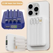 NIFFPD 100000mAh Wireless Magnetic Power Bank Portable Charger For iPhone 17/16