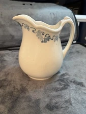 1926 O.P.CO. Syracuse China Milk Pitcher white 