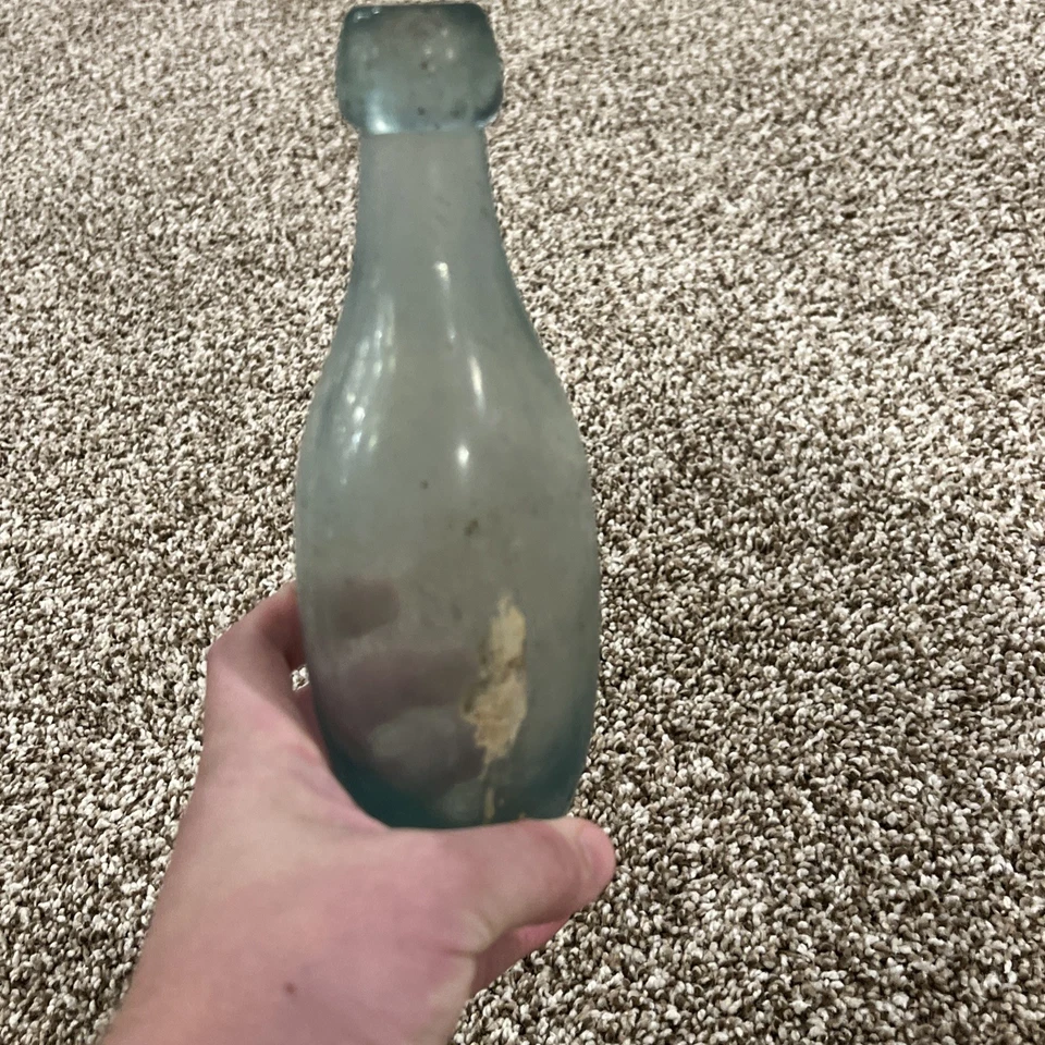 老式重型玻璃白色瓶室内室外花盆装饰悬挂瓶 — 第 3/4 张图片