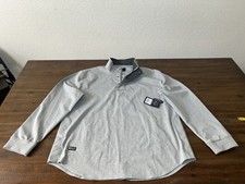 NWT Bylt ELITE FAIRWAY DROP-CUT PULLOVER HEATHER GREY 3X LARGE 1/4 Zip Brand New