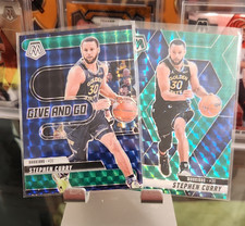 Panini 2024-25 Mosaic Stephen Curry Warriors Give and Go Lot of 2 NM-MT FLIP 💸 