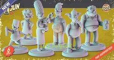 Figuras de Los Simpson compatibles D&D DragonLance Miniaturas Pop Minis