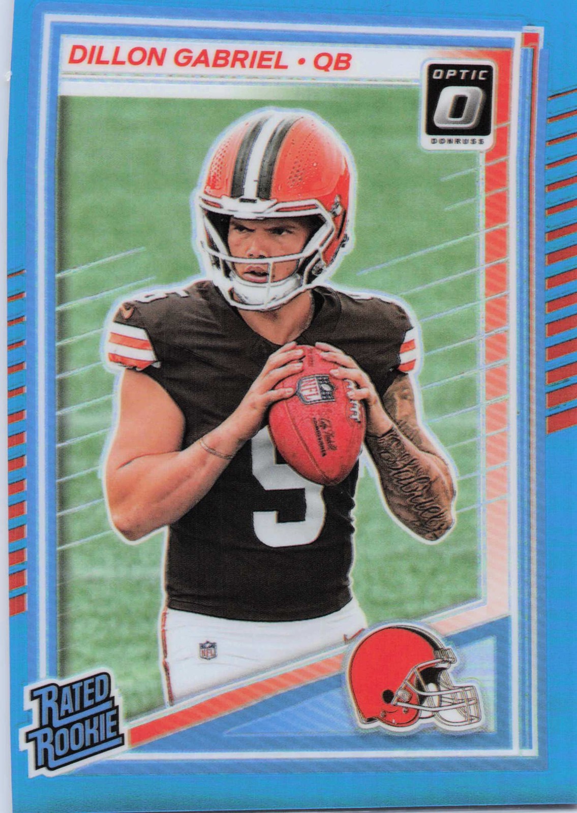 2025 Panini Donruss Optic - Dillon Gabriel, #263, Aqua, RC, #/349