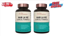 Hair La Vie Clinical Formula Hair Vitamins with Biotin & Saw Palmetto – 2-Pack