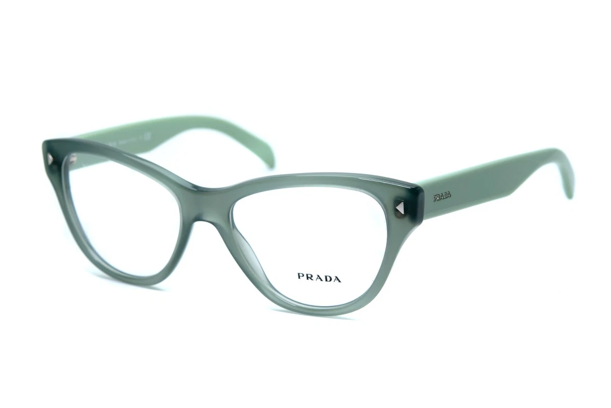 PRADA Eyeglasses PR12VV-NAI1O1-52 Size 52/18/cateye BRAND NEW W CASE PRADA Women Clear Eyeglass Frames for sale | eBay main image 2